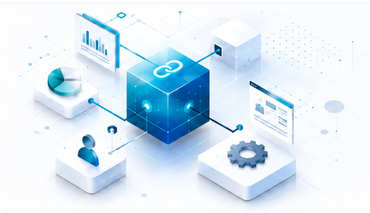 Connected analytics dashboards, business systems and technology architecture